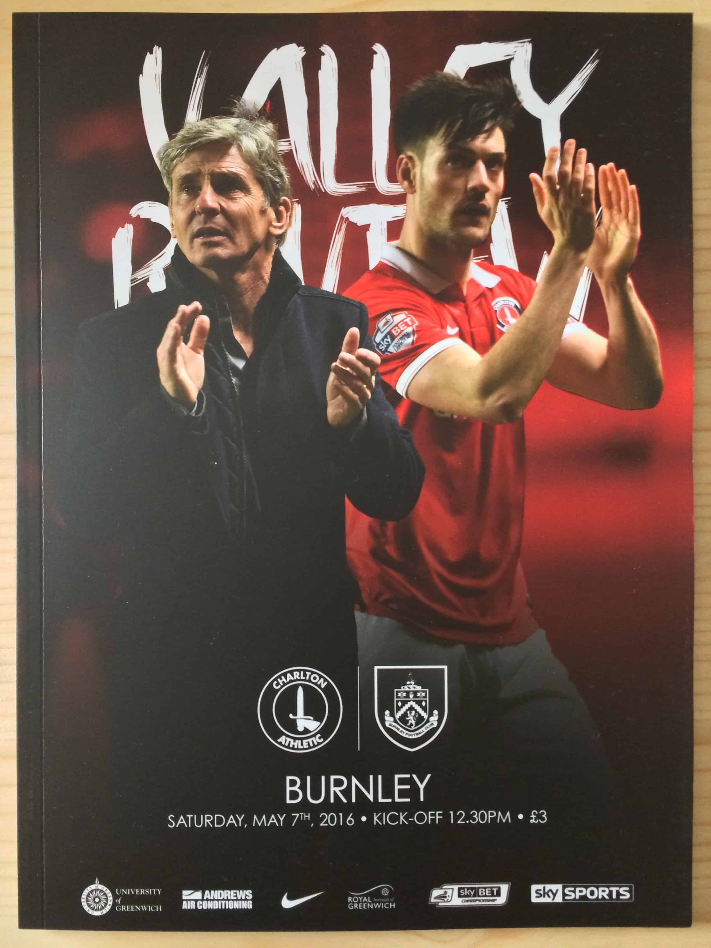 Charlton Athletic FC v Burnley FC